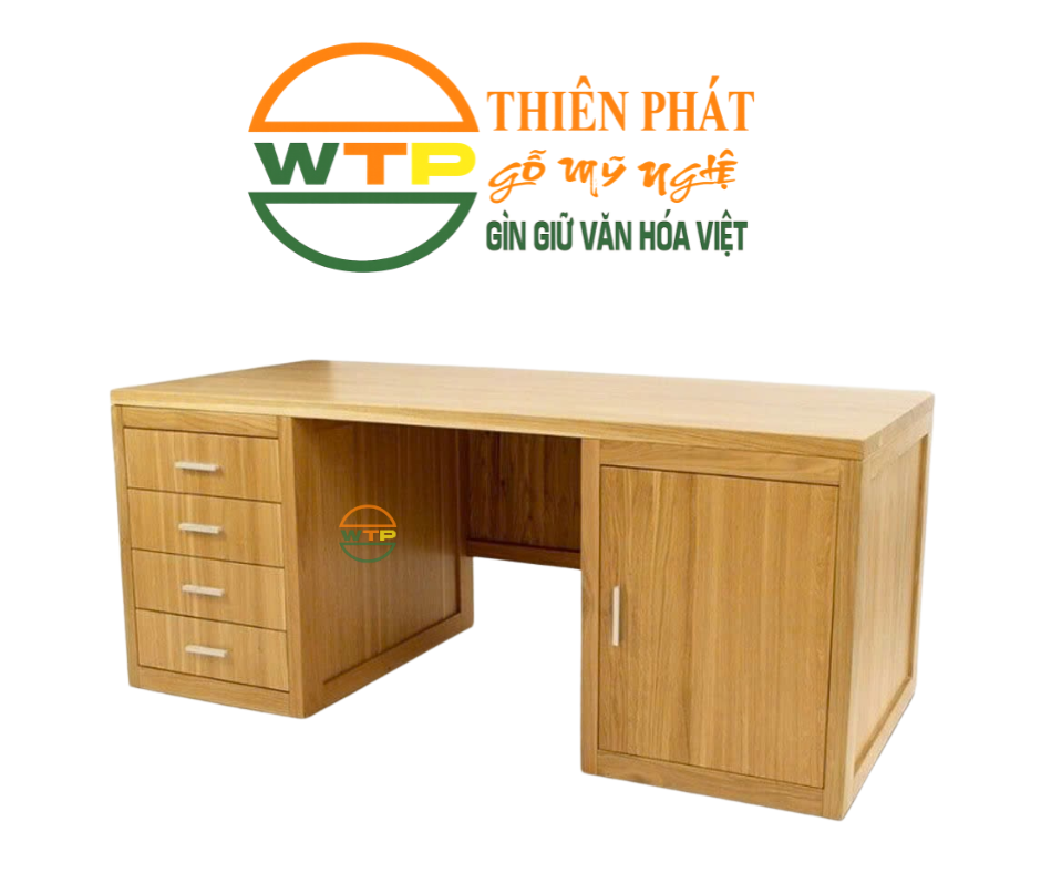 bàn làm việc bằng gỗ